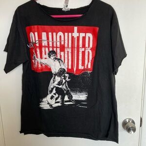 Original Slaughter the wildlife tour, 1992 shirt.